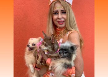 Lupita Glamurosa, médica inspirada em Shakira, que leva alegria e humaniza atendimentos, participa do Abril Laranja