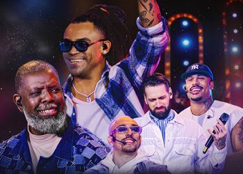 Hulk chega à Cidade do Galo com os filhos ao som de “Imparável”, do Akatu e Péricles