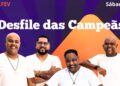 Camarote Euphoria celebra o Desfile das Campeãs com shows de Renato da Rocinha e Um Toque A Mais no Anhembi