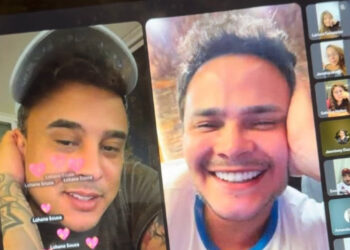 Matheus e Kauan fazem encontro virtual no Dia do Fã e emocionam admiradores