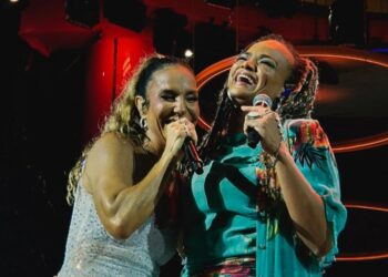 Luciana Mello brilha ao lado de Ivete Sangalo no Projeto Clareou em Florianópolis
