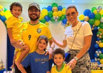 Pietra, filha de Cristiano, da dupla com Zé Neto, comemora 9 anos com festa inspirada nas Olimpíadas