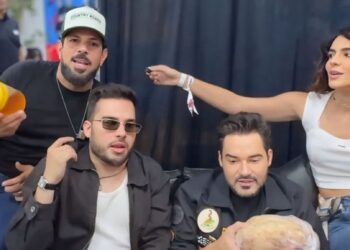 Fernando & Sorocaba prometem dar pônei de presente para Marcelo Mesquita e Maria Rita durante entrevista em Londrina