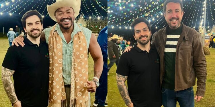 Sebah Vieira E Thiago Rocha Prestigiam O São João Do Guarany Eco Resort, Em Minas Gerais