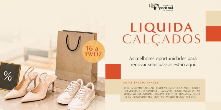 Shopping Park Sul promove primeira edição da Liquida Calçados com descontos de até 50%