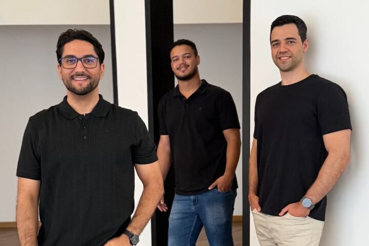 Fundadores ZiveAI: Lucas Anjos, João Pedro e Thalles de Morais.