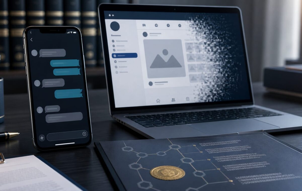 Provas digitais devem ter validação técnica ou registro de cadeia de custódia para serem consideradas pelo judiciário.