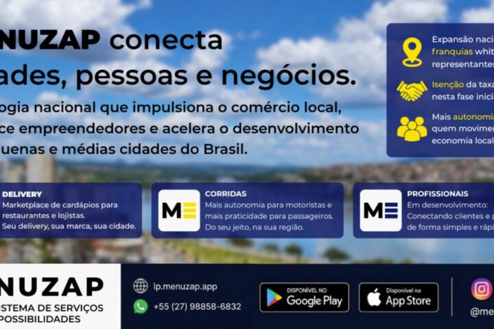 Menuzap quer construir modelo de autonomia e regionalização no ecossistema de tecnologia para delivery e mobilidade urbana.