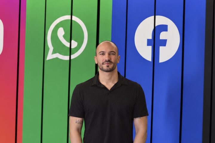 Diogo Barbosa, fundador e sócio da DB Creative, durante encontro realizado no escritório da Meta, em São Paulo.