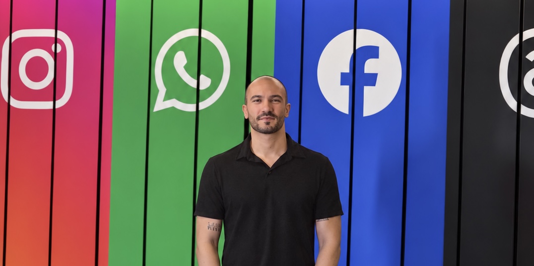 Diogo Barbosa, fundador e sócio da DB Creative, durante encontro realizado no escritório da Meta, em São Paulo.